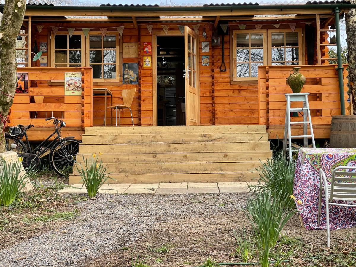 Retro Private Lodge With Hot Tub Nr Dartmoor Newton Abbot Eksteriør bilde